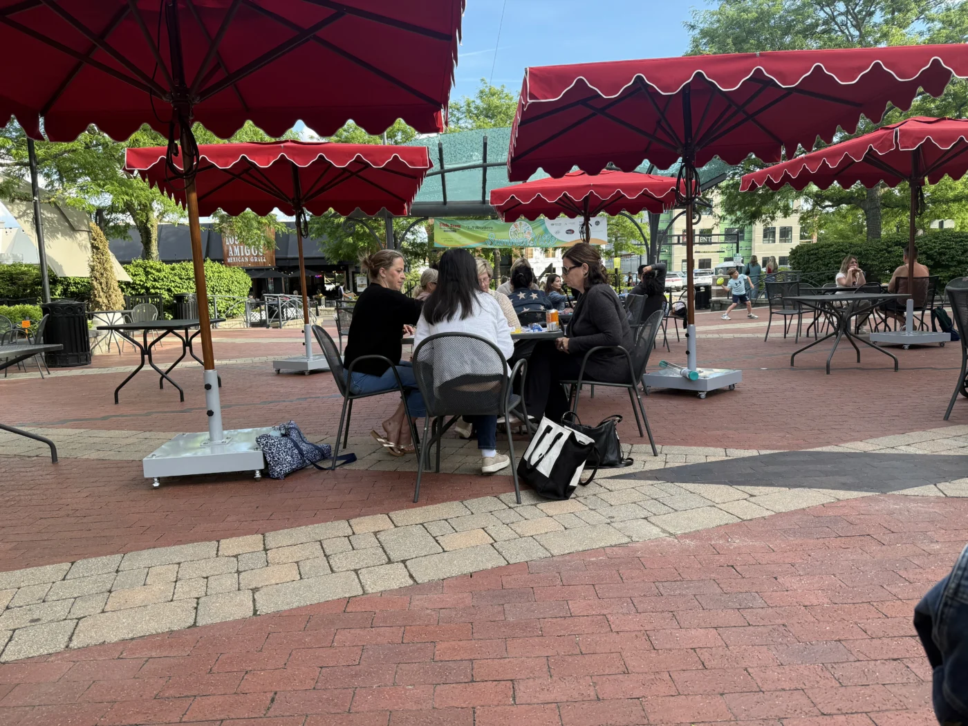 Great time in the town square!