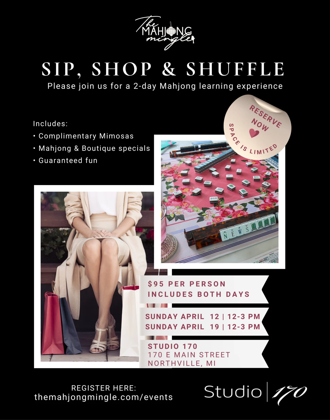 New 2 day Learning Event in Northville - Sunday April 12th & 19th